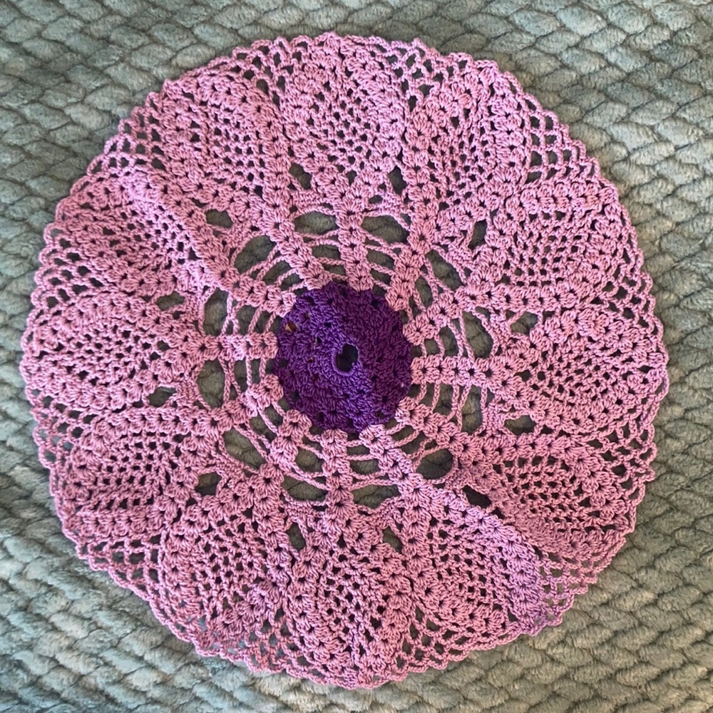 Handmade crochet decoration